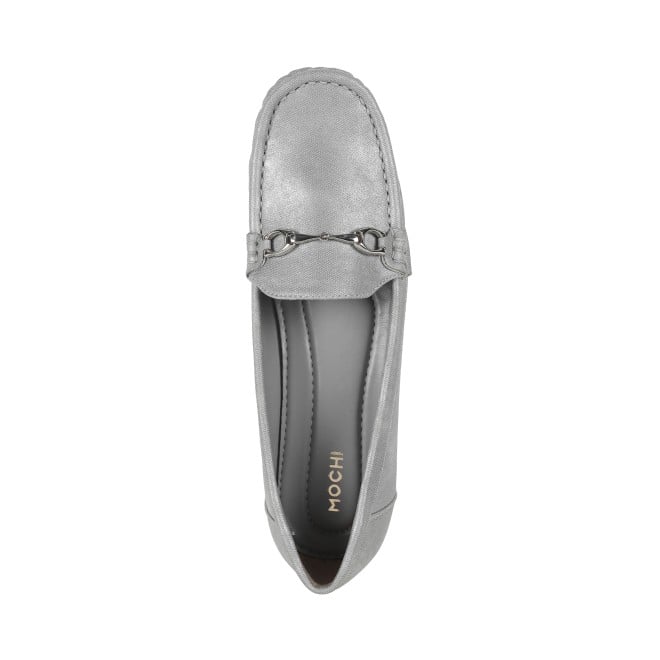 Mochi Women Silver Casual Ballerinas (SKU: 31-801-27-36)