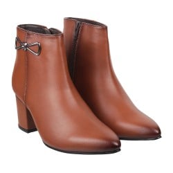 Women Tan Party Boots