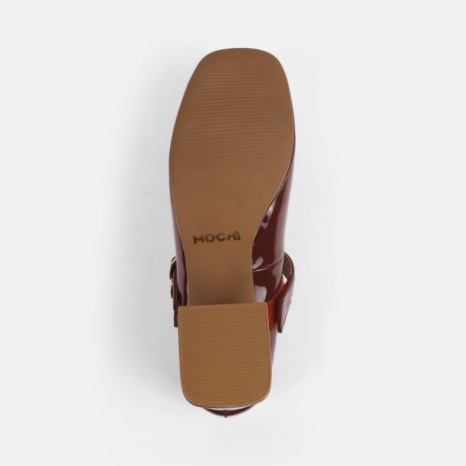 Mochi Women Maroon Formal Pumps (SKU: 31-844-44-36)