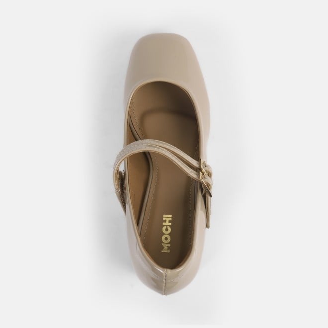 Mochi Women Beige-red Formal Pumps (SKU: 31-844-89-36)