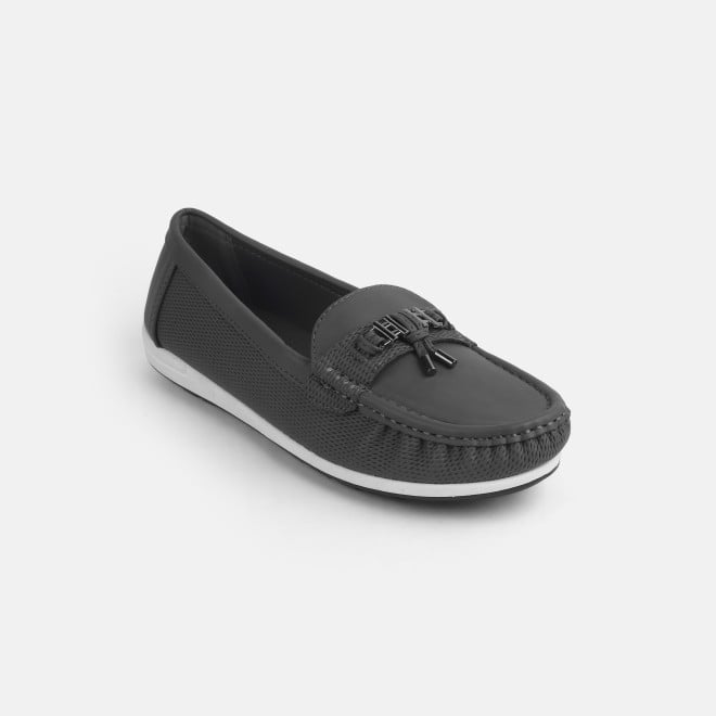 Mochi Women Grey Casual Loafers