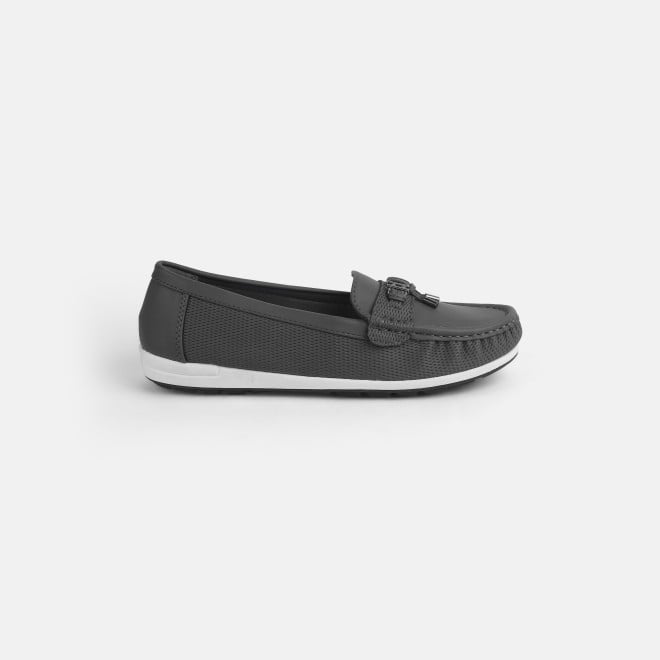 Mochi Women Grey Casual Loafers (SKU: 31-851-14-36)