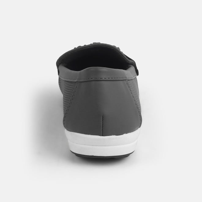Mochi Women Grey Casual Loafers (SKU: 31-851-14-36)