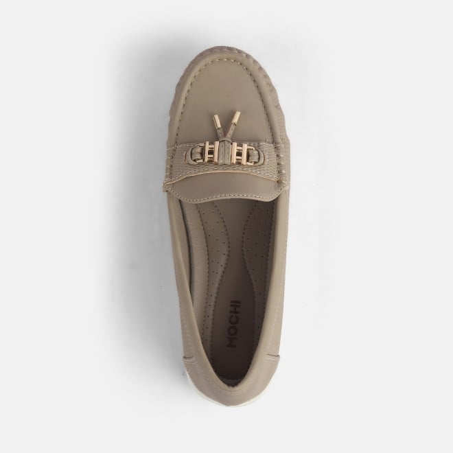 Mochi Women Beige Casual Loafers (SKU: 31-851-20-36)