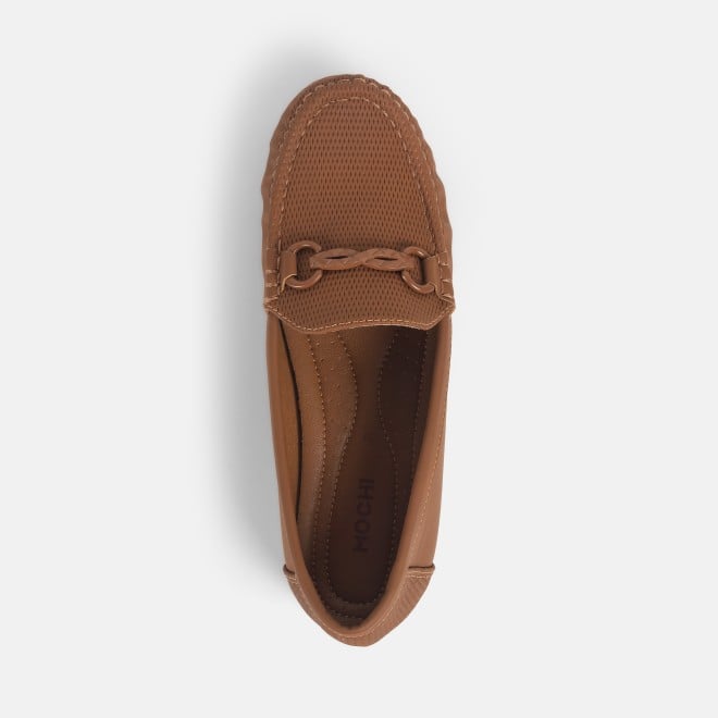 Mochi Women Tan Casual Loafers (SKU: 31-852-23-36)