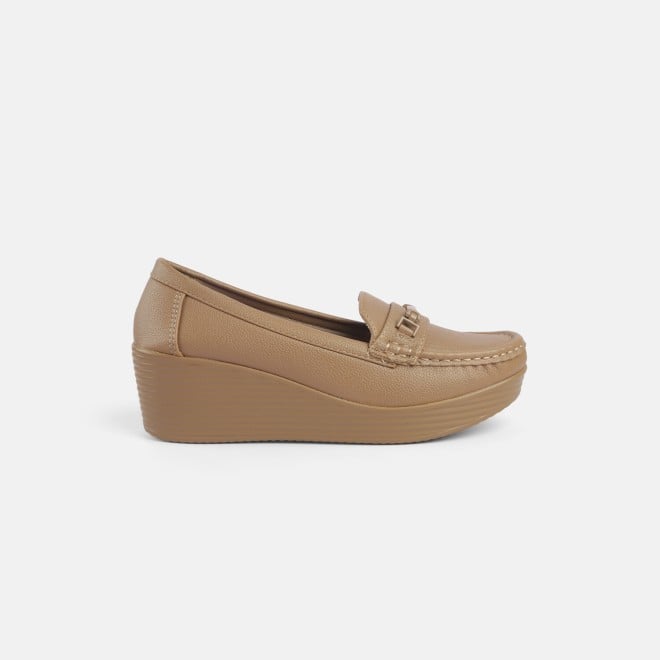 Mochi Women Brown Casual Loafers (SKU: 31-855-12-36)