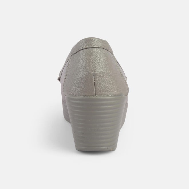 Mochi Women Grey Casual Loafers (SKU: 31-855-14-38)