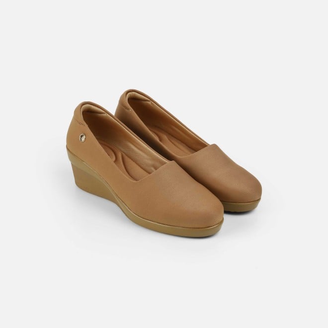 Mochi Women Beige-red Casual Ballerinas (SKU: 31-858-89-37)