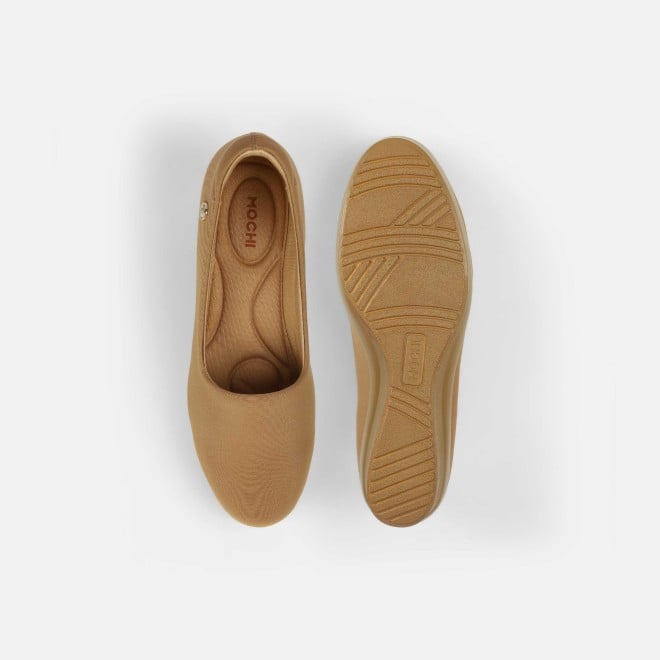 Mochi Women Beige-red Casual Ballerinas (SKU: 31-858-89-37)