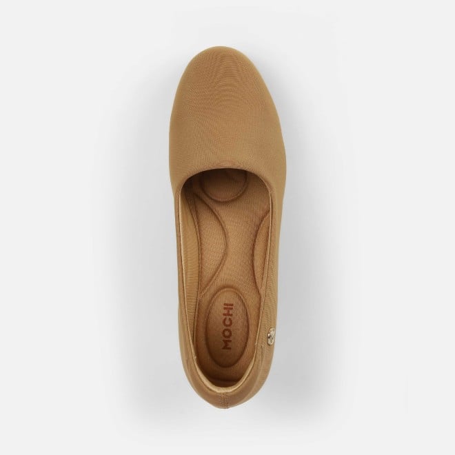 Mochi Women Beige-red Casual Ballerinas (SKU: 31-858-89-37)