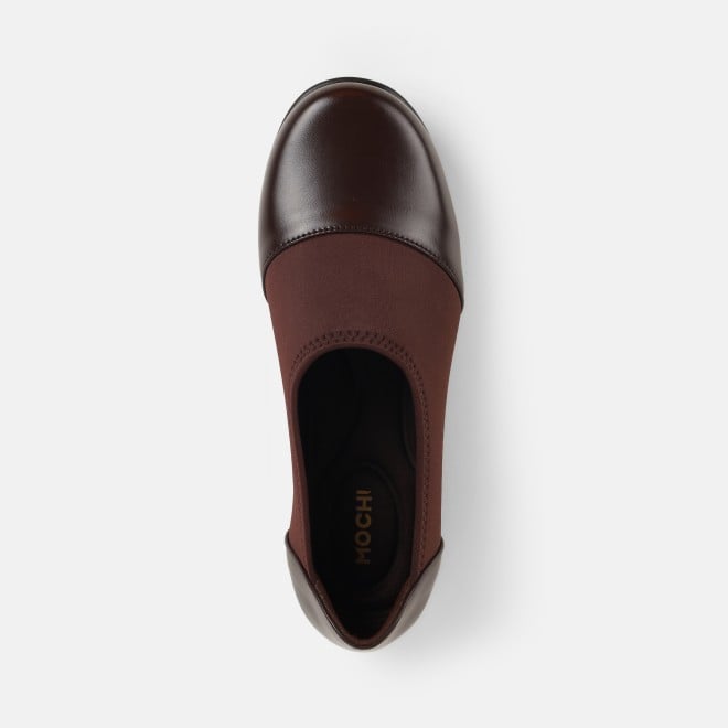 Mochi Women Brown Casual Ballerinas (SKU: 31-871-12-36)