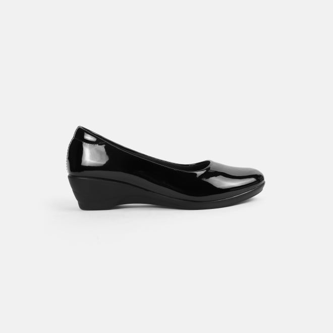 Mochi Women Black-pat Formal Pumps (SKU: 31-875-31-37)