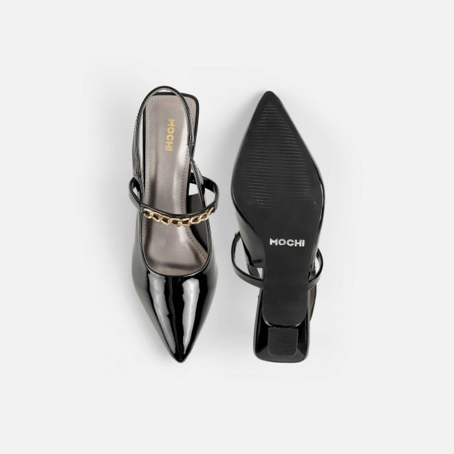 Mochi Women Black Formal Sandals (SKU: 31-876-11-36)