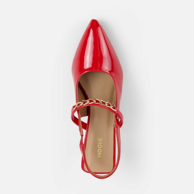 Mochi Women Red Formal Sandals (SKU: 31-876-18-36)