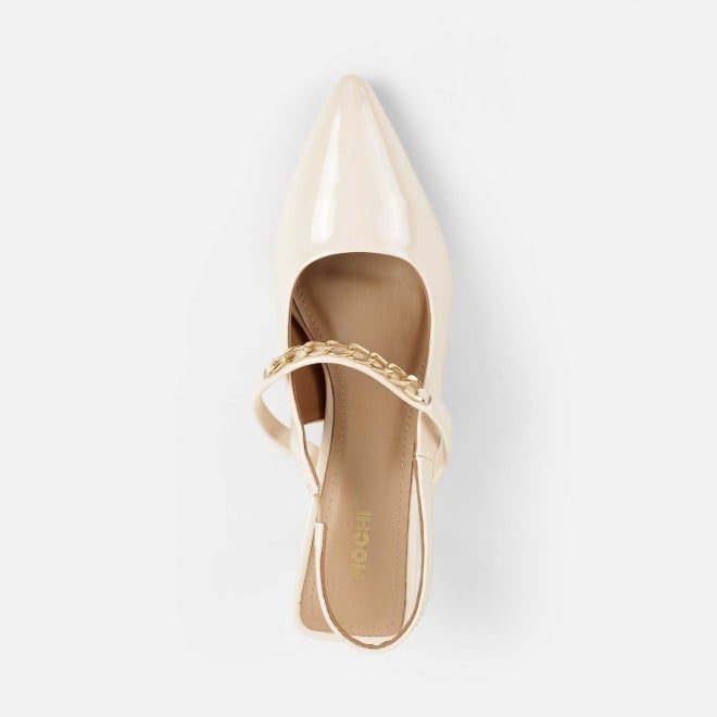 Mochi Women Beige Formal Sandals (SKU: 31-876-20-36)