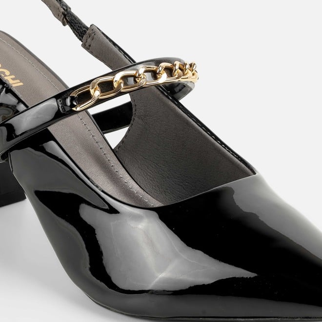 Mochi Women Black Formal Sandals (SKU: 31-876-11-36)