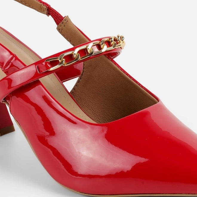 Mochi Women Red Formal Sandals (SKU: 31-876-18-36)