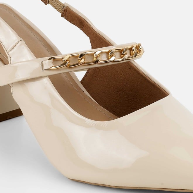 Mochi Women Beige Formal Sandals (SKU: 31-876-20-36)