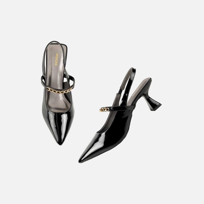 Mochi Women Black Formal Sandals (SKU: 31-876-11-36)