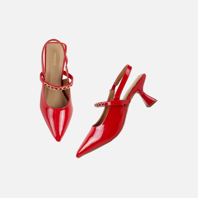 Mochi Women Red Formal Sandals (SKU: 31-876-18-36)