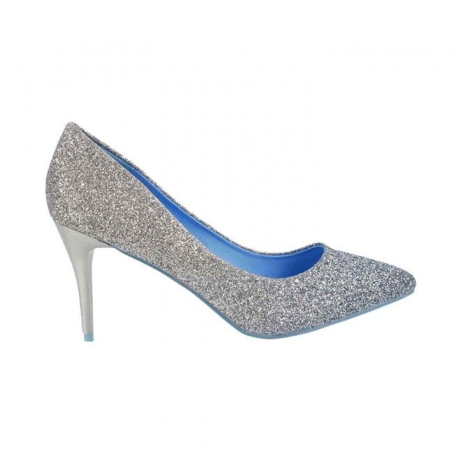 Mochi Women Blue Party Pumps (SKU: 31-8776-45-36)