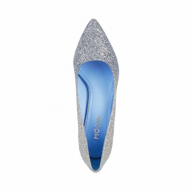 Mochi Women Blue Party Pumps (SKU: 31-8776-45-36)