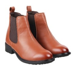 Women Tan Casual Boots