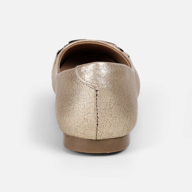Mochi Women Gold Casual Ballerinas (SKU: 31-881-15-36)