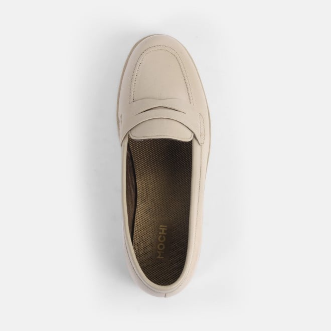 Mochi Women Beige Casual Loafers (SKU: 31-882-20-36)