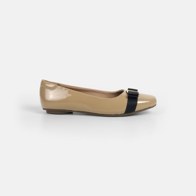 Mochi Women Beige Casual Ballerinas (SKU: 31-886-20-36)