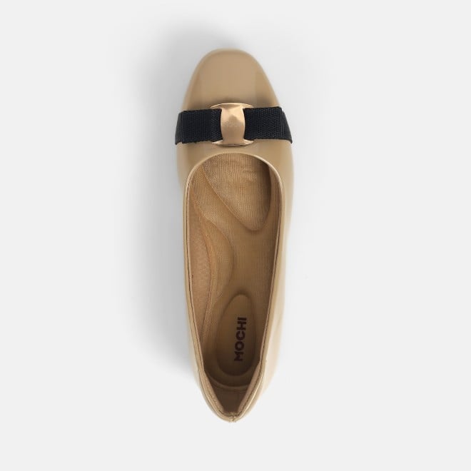 Mochi Women Beige Casual Ballerinas (SKU: 31-886-20-36)
