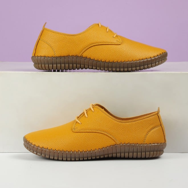 Mochi Women Yellow Casual Sneakers