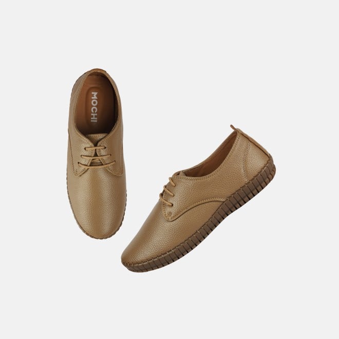 Mochi Women Beige Casual Sneakers (SKU: 31-890-20-37)