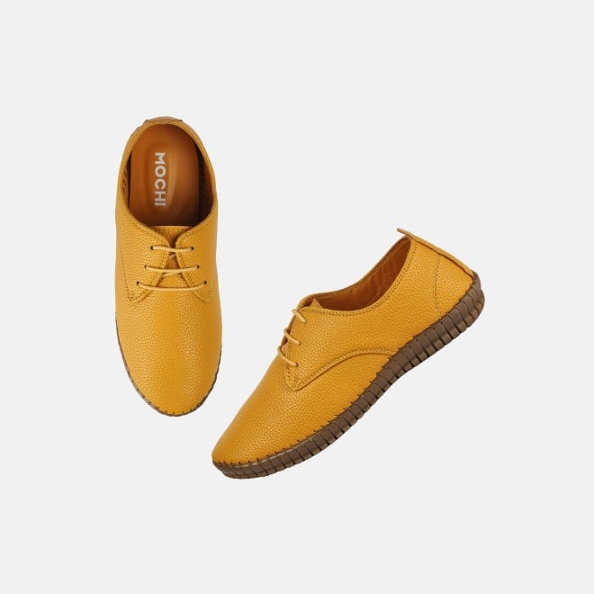 Mochi Women Yellow Casual Sneakers (SKU: 31-890-33-37)