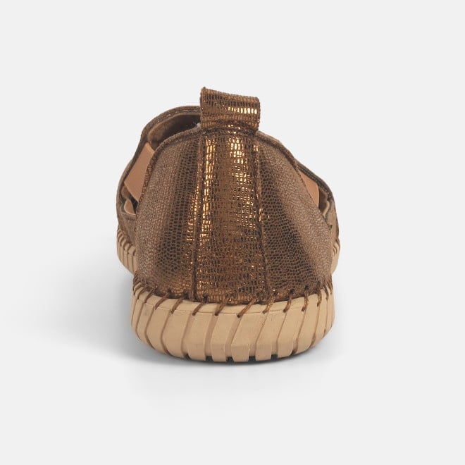 Mochi Women Antic-gold Casual Loafers (SKU: 31-891-28-36)