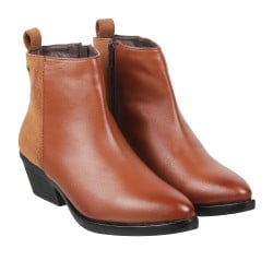 Women Tan Casual Boots