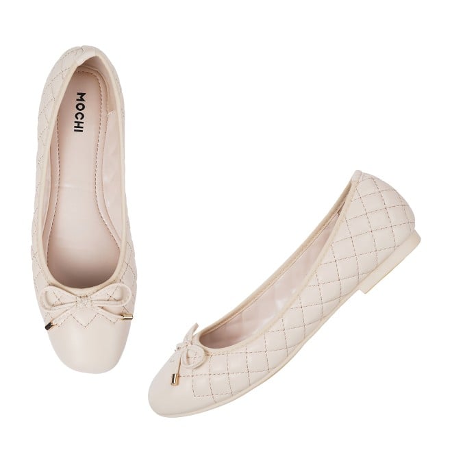 Mochi Women Off-white Casual Ballerinas (SKU: 31-900123-66-37)