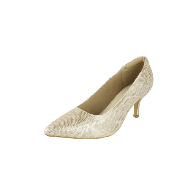 Mochi Women Gold Formal Pumps (SKU: 31-900755-15-38)