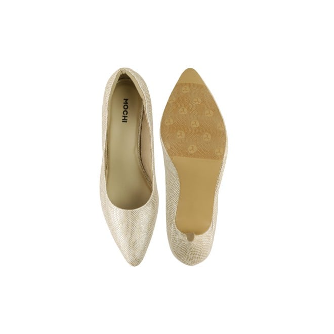 Mochi Women Gold Formal Pumps (SKU: 31-900755-15-38)
