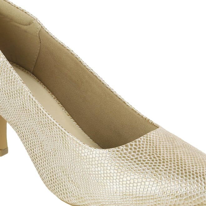 Mochi Women Gold Formal Pumps (SKU: 31-900755-15-38)