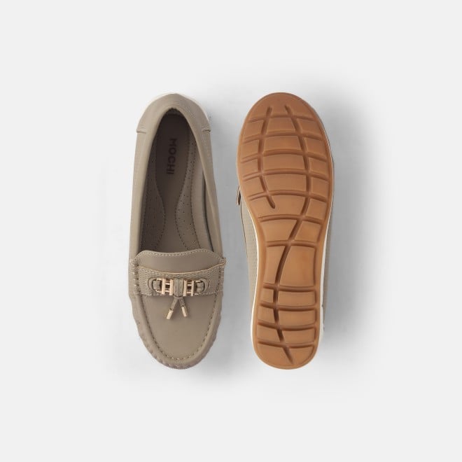 Mochi Women Beige Casual Loafers (SKU: 31-900851-20-38)