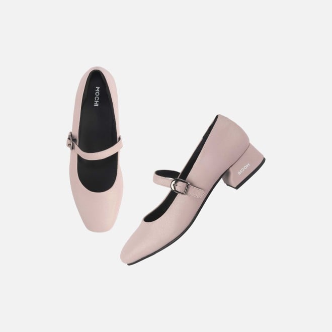 Mochi Women Pink Formal Slip Ons (SKU: 31-900892-24-37)