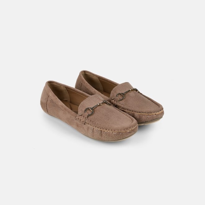 Mochi Women Khaki Casual Loafers (SKU: 31-905-62-38)