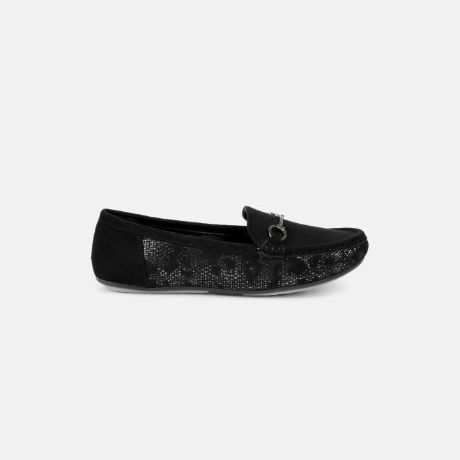 Mochi Women Black Casual Loafers (SKU: 31-905-11-40)