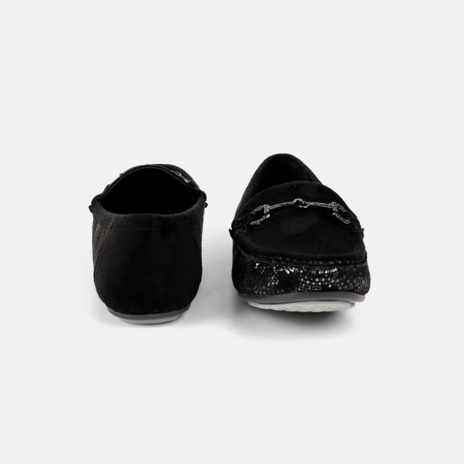 Mochi Women Black Casual Loafers (SKU: 31-905-11-40)