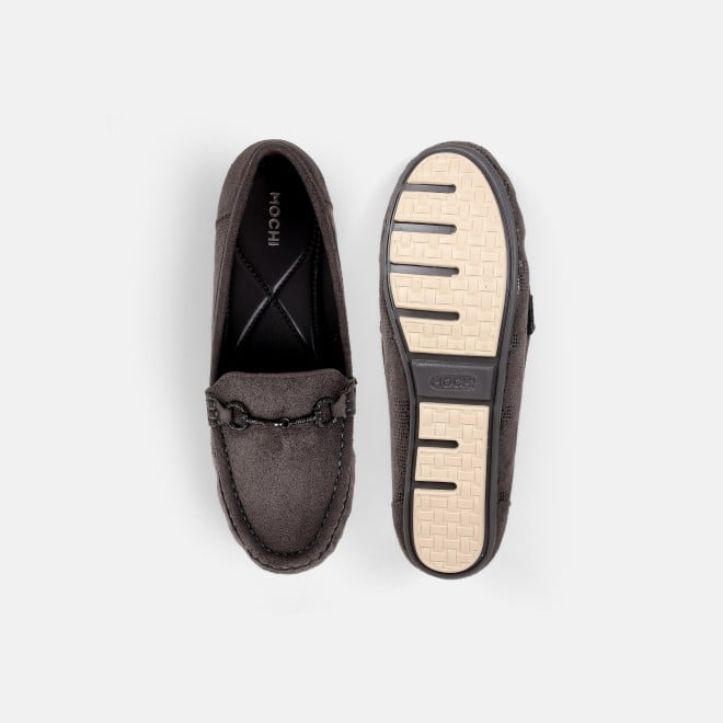 Mochi Women Grey Casual Loafers (SKU: 31-905-14-36)