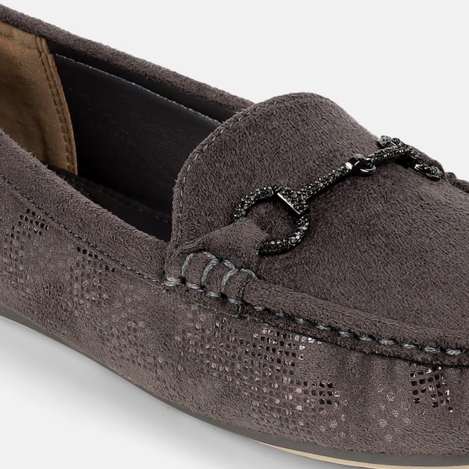 Mochi Women Grey Casual Loafers (SKU: 31-905-14-36)