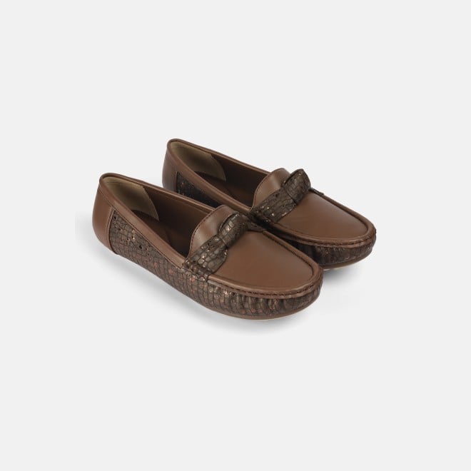 Mochi Women Brown Casual Loafers (SKU: 31-907-12-39)