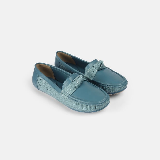 Mochi Women Blue Casual Loafers (SKU: 31-907-45-36)