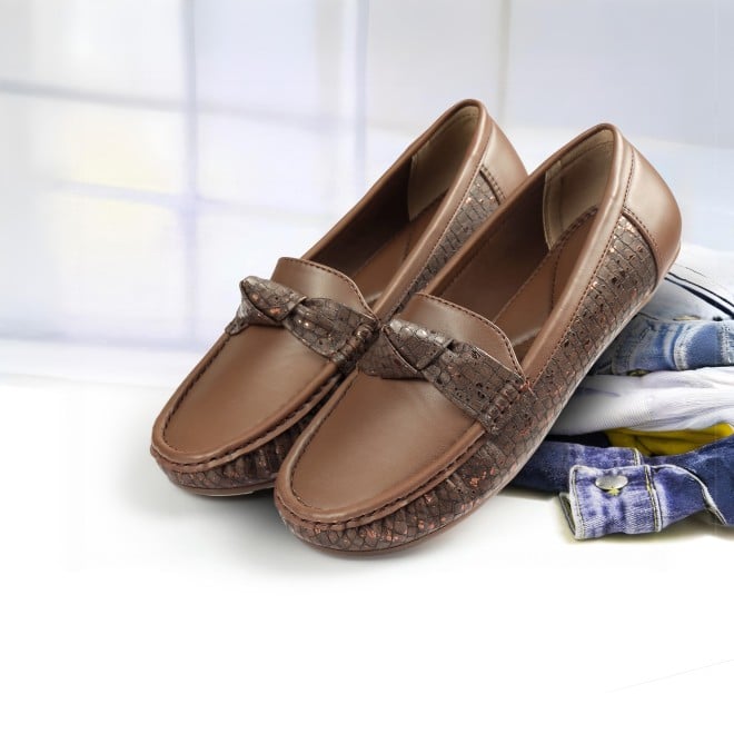 Mochi Women Brown Casual Loafers (SKU: 31-907-12-39)